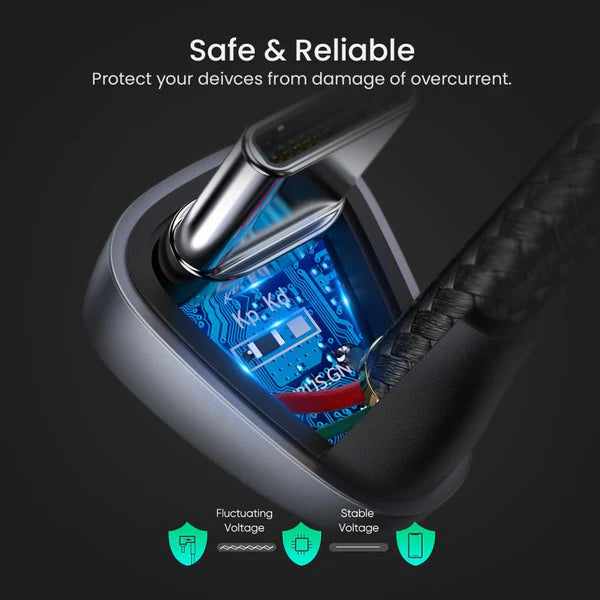 Ugreen USB C kabel pro rychlé nabíjení ve tvaru písmene U