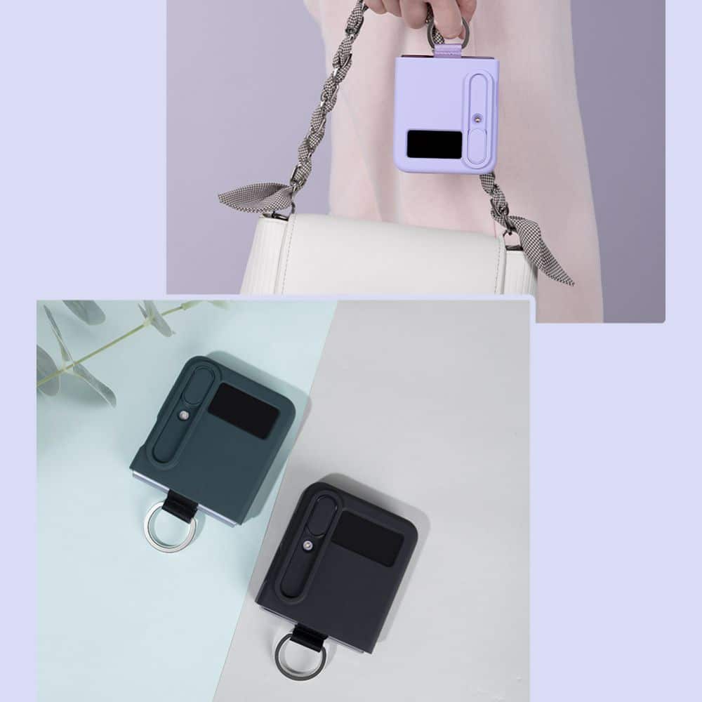 NILLKIN CAMSHIELD SILKY POUZDRO PRO SAMSUNG GALAXY Z FLIP 4 ČERNÉ