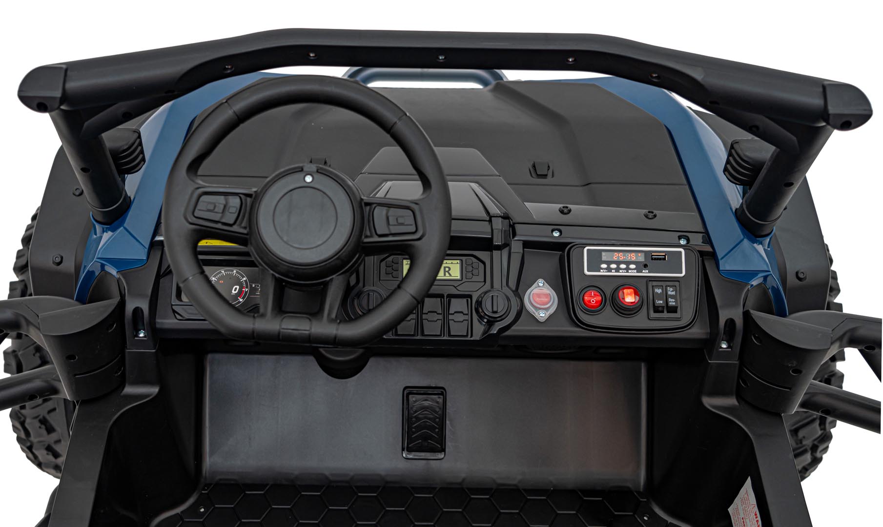 Licencirani buggy na akumulator HONDA 4x4 Off-Road - dvosjed - plavi