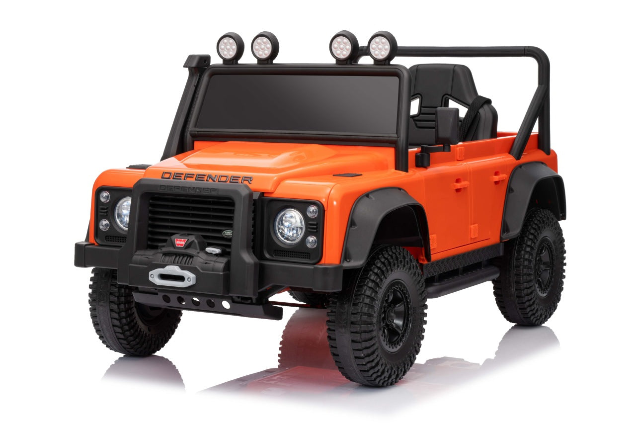 Licencirani auto na akumulator Land Rover Defender 110 SVX Concept - narančasti