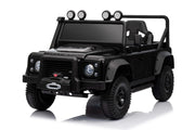 Licencirani auto na akumulator Land Rover Defender 110 SVX Concept - crni