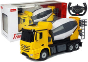 Licencirani kamion na daljinsko upravljanje Mercedes-Benz Arocs Rastar 1:14 - žuti