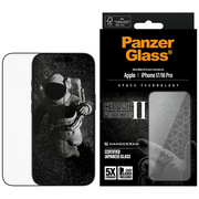 PanzerGlass ® Ceramic II Screen Protector iPhone 17 | iPhone 16 Pro | Ultra-Wide Fit w. EasyAligner Prozirna zaštita za zaslon Apple 1 kom