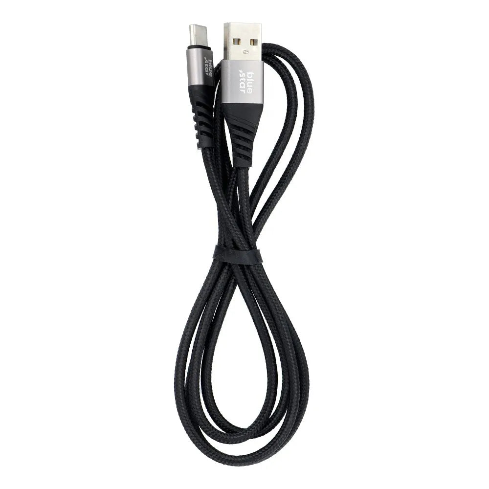 Blue Star opletený kabel USB A na USB C 3A