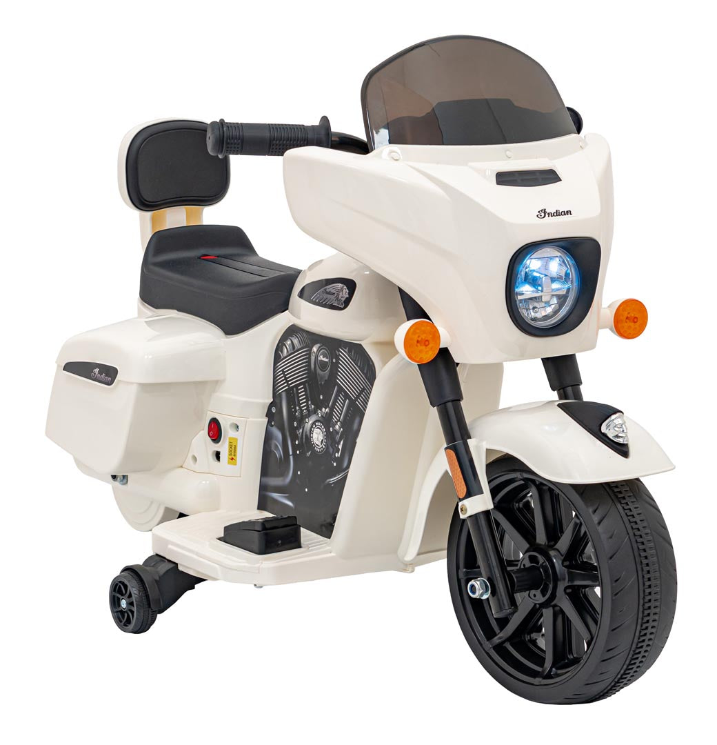 Licencirani motor na akumulator Chopper INDIAN - bijeli