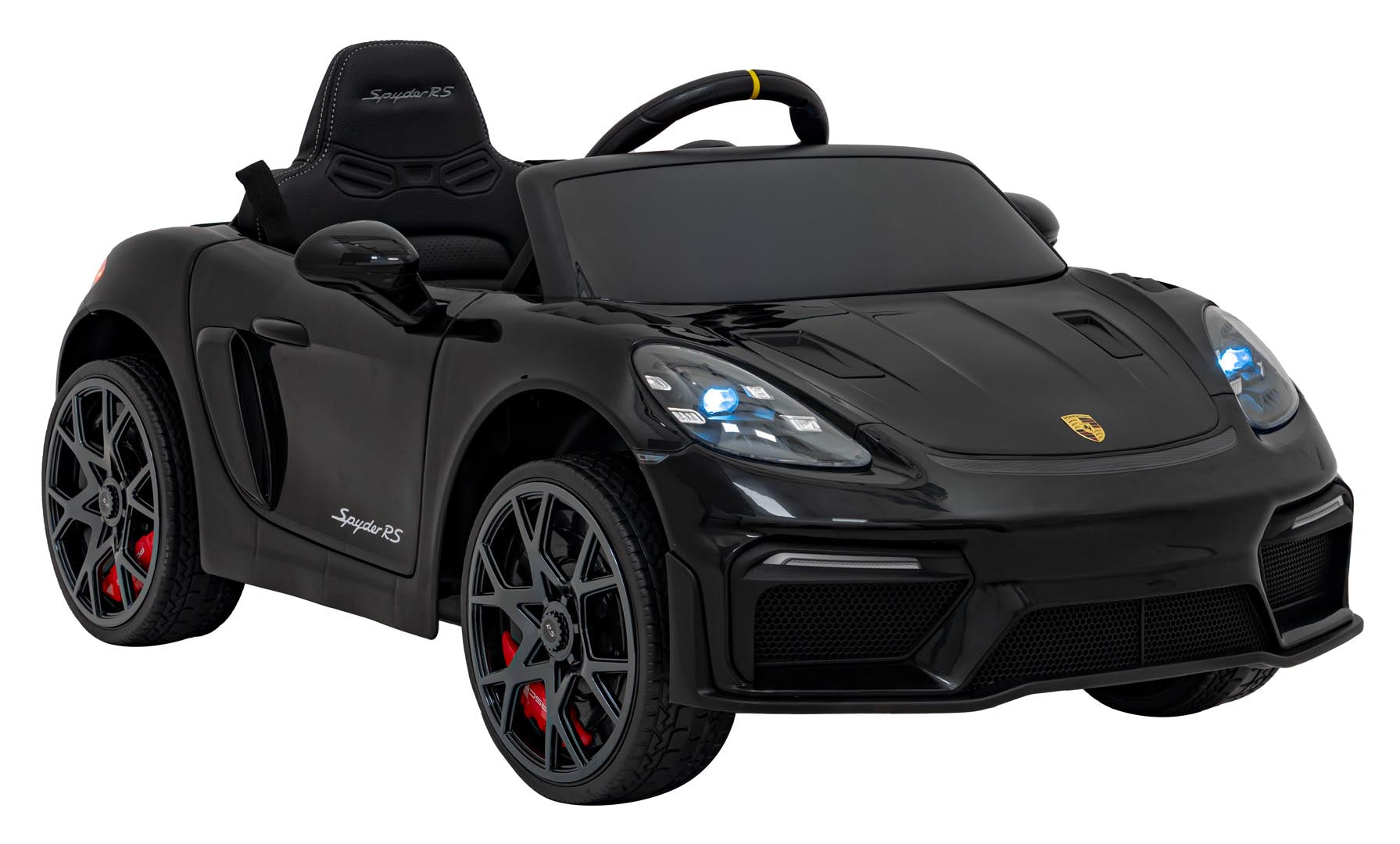 Licencirani auto na akumulator Porsche 718 – crni