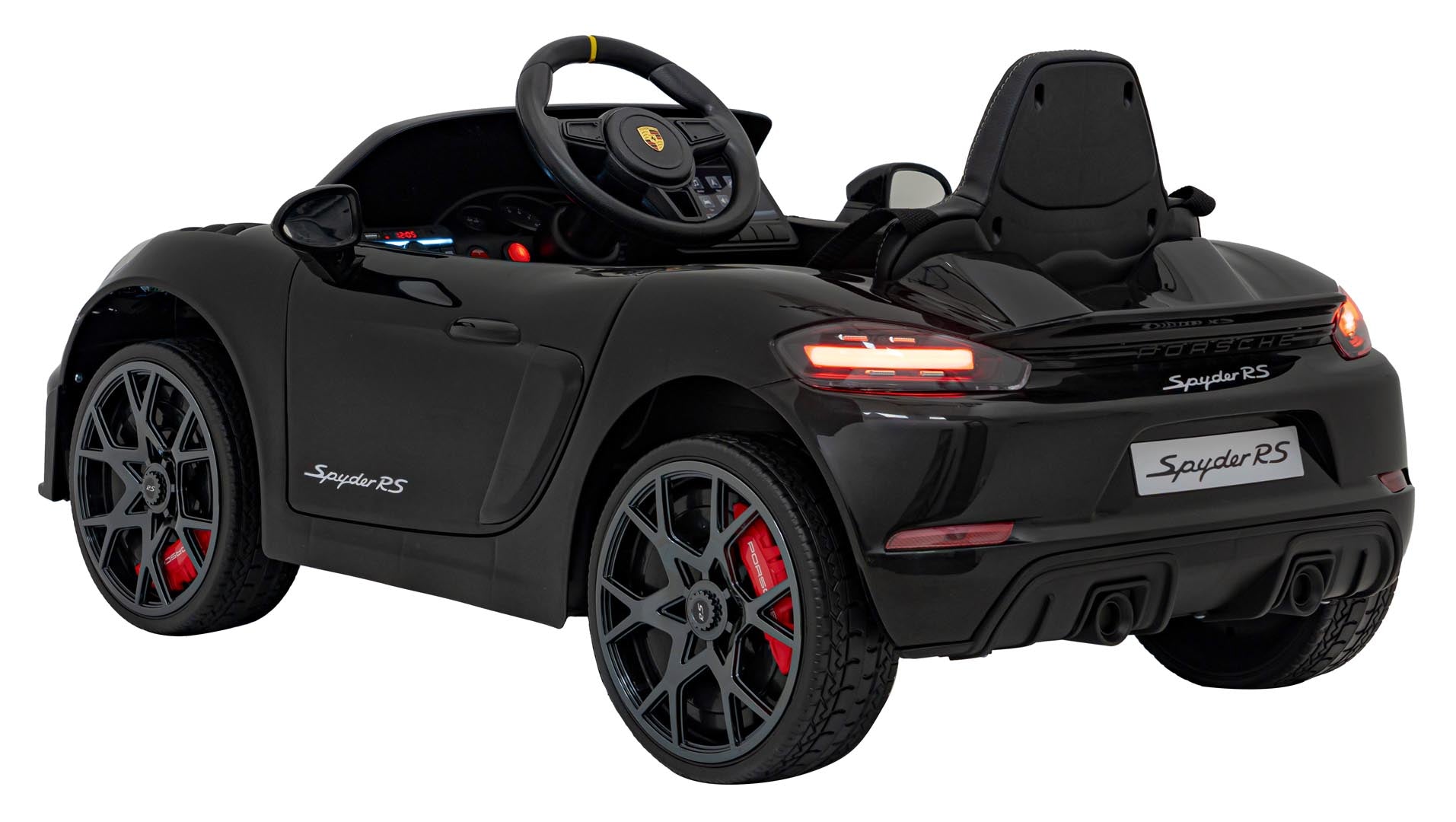 Licencirani auto na akumulator Porsche 718 – crni