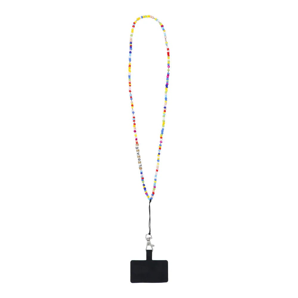 PIXIE přívěsek na telefon / délka šňůry 68cm (34cm ve smyčce) / na krk - korálky