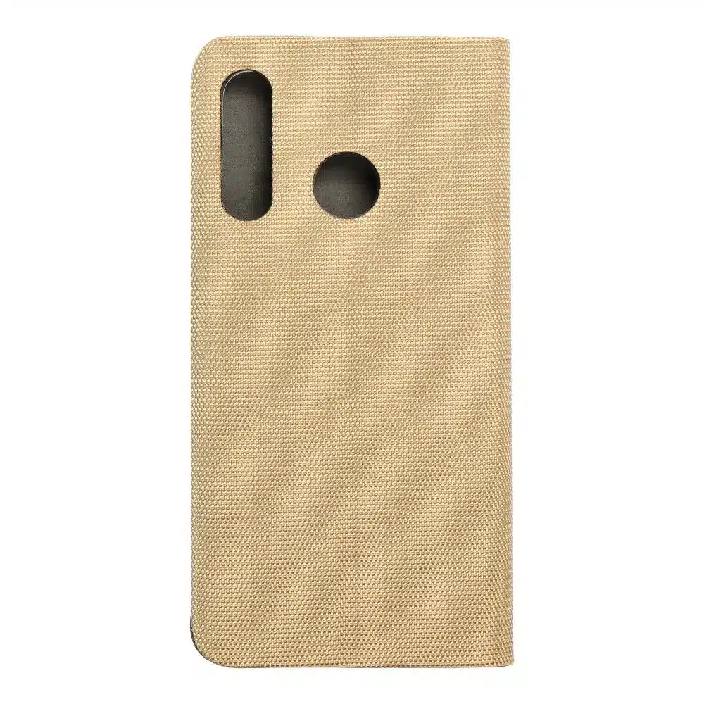 Pouzdro SENSITIVE Book s otevíráním do boku pro HUAWEI P30 Lite zlaté