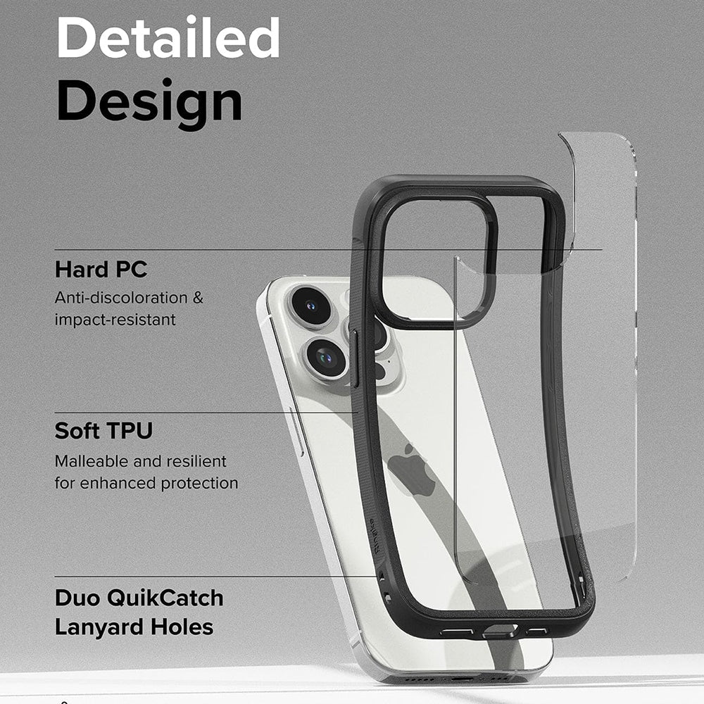 Ringke - Fusion Bold kryt pro iPhone 15 Pro Max - černá