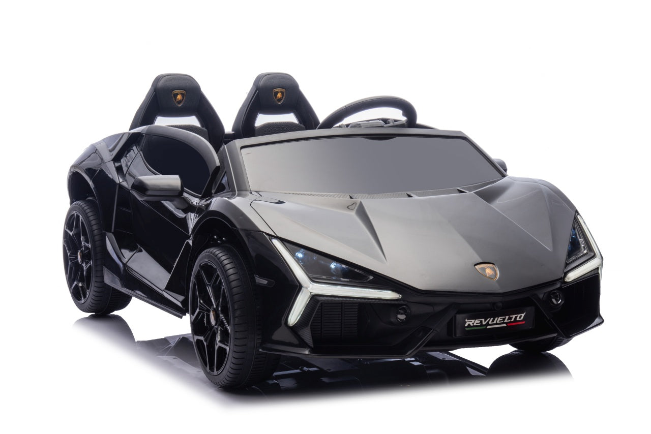 Licencirani auto na akumulator Lamborghini Revuelto XL 4x4 - dvosjed - crni