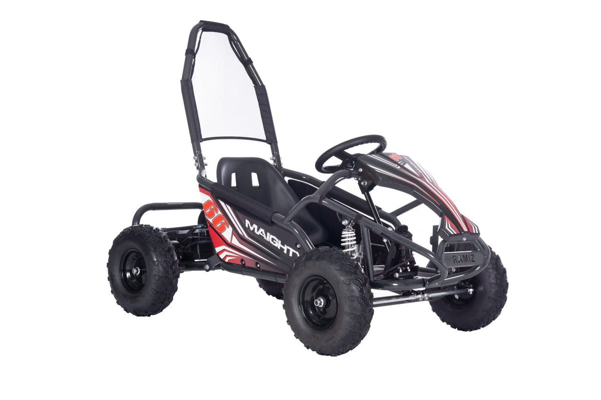 Go-kart na akumulator MAIGHTY 1000W - Crni