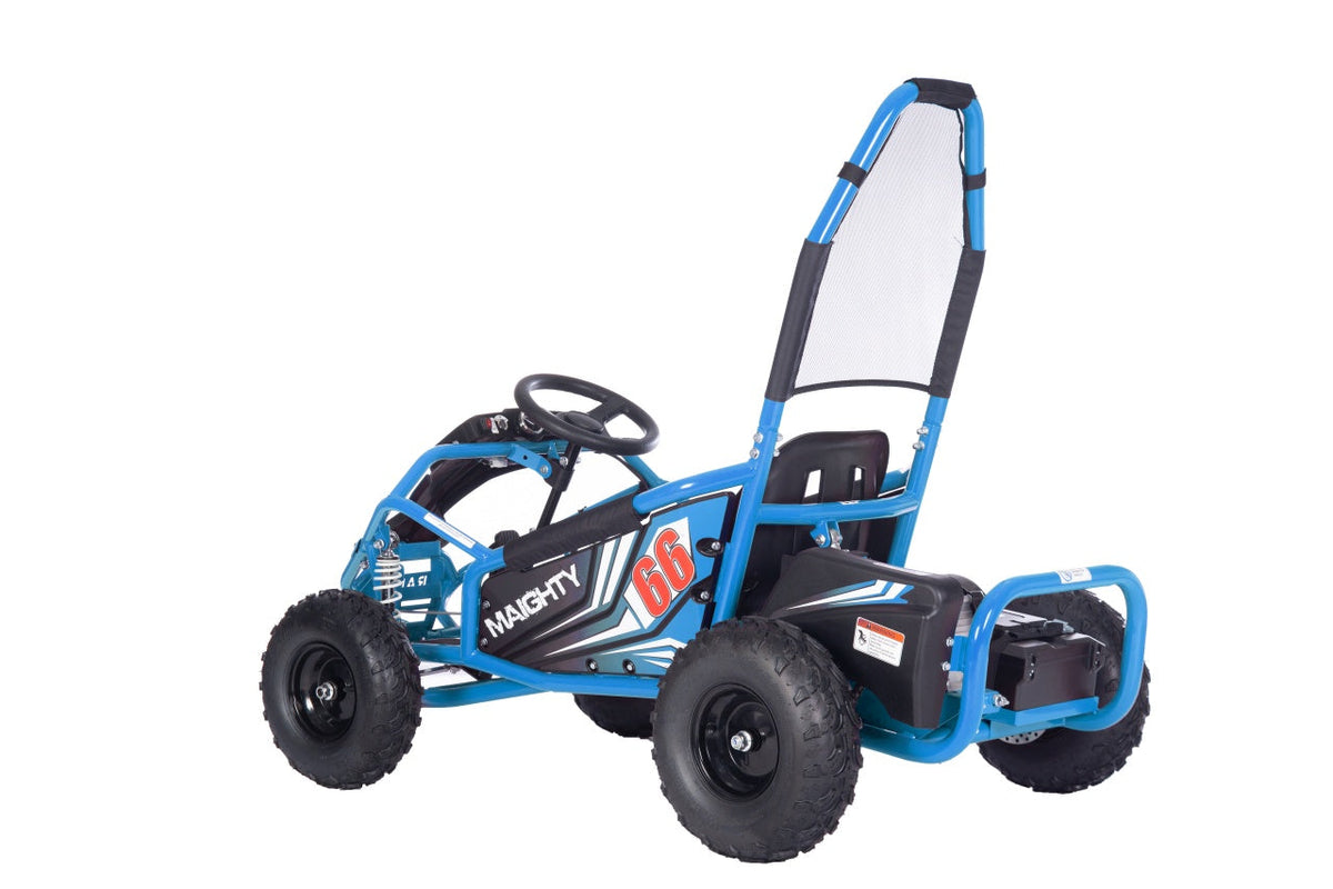 Go-kart na akumulator MAIGHTY 1000W - Plavi