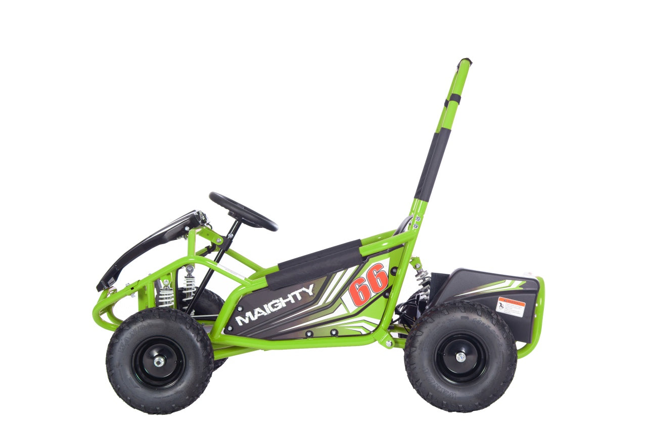Go-kart na akumulator MAIGHTY 1000W - zeleni