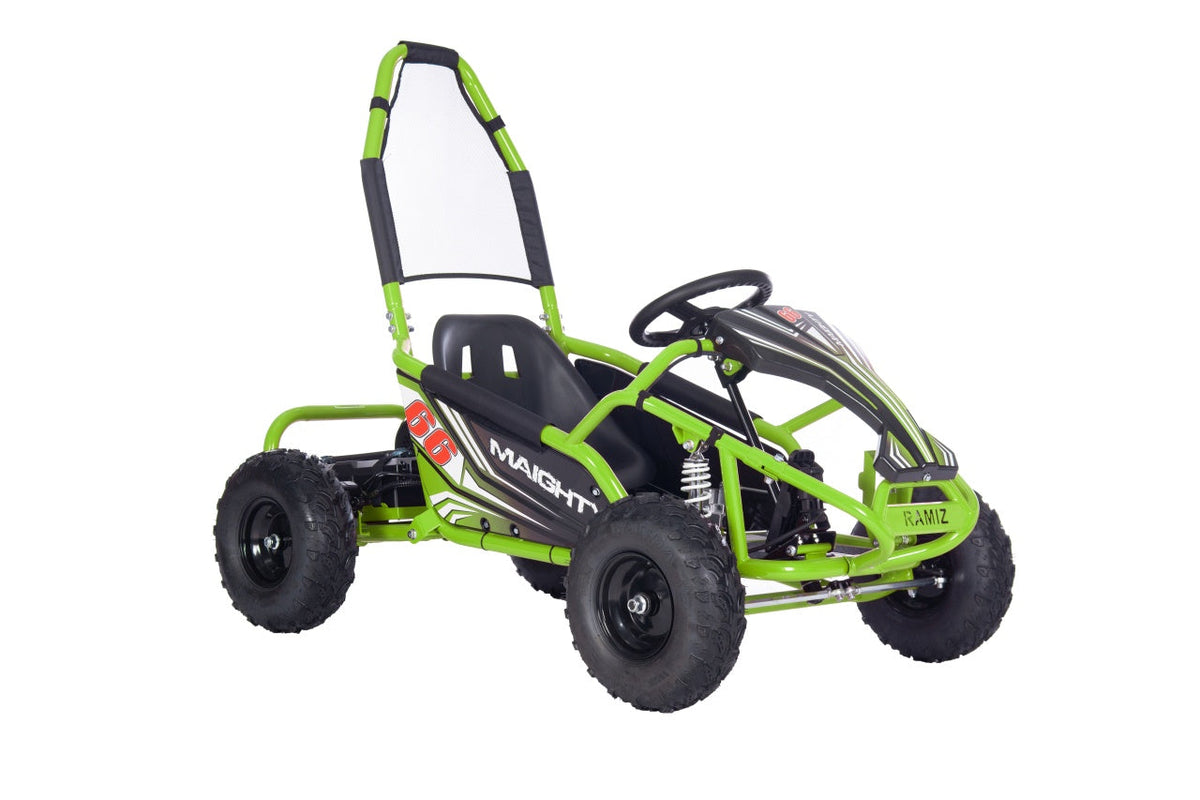 Go-kart na akumulator MAIGHTY 1000W - Zeleni