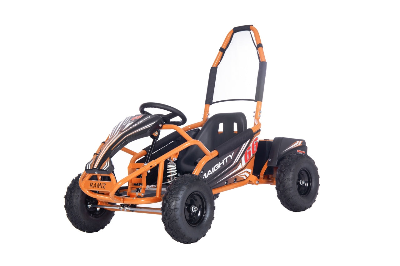 Go-kart na akumulator MAIGHTY 1000W - narančasti