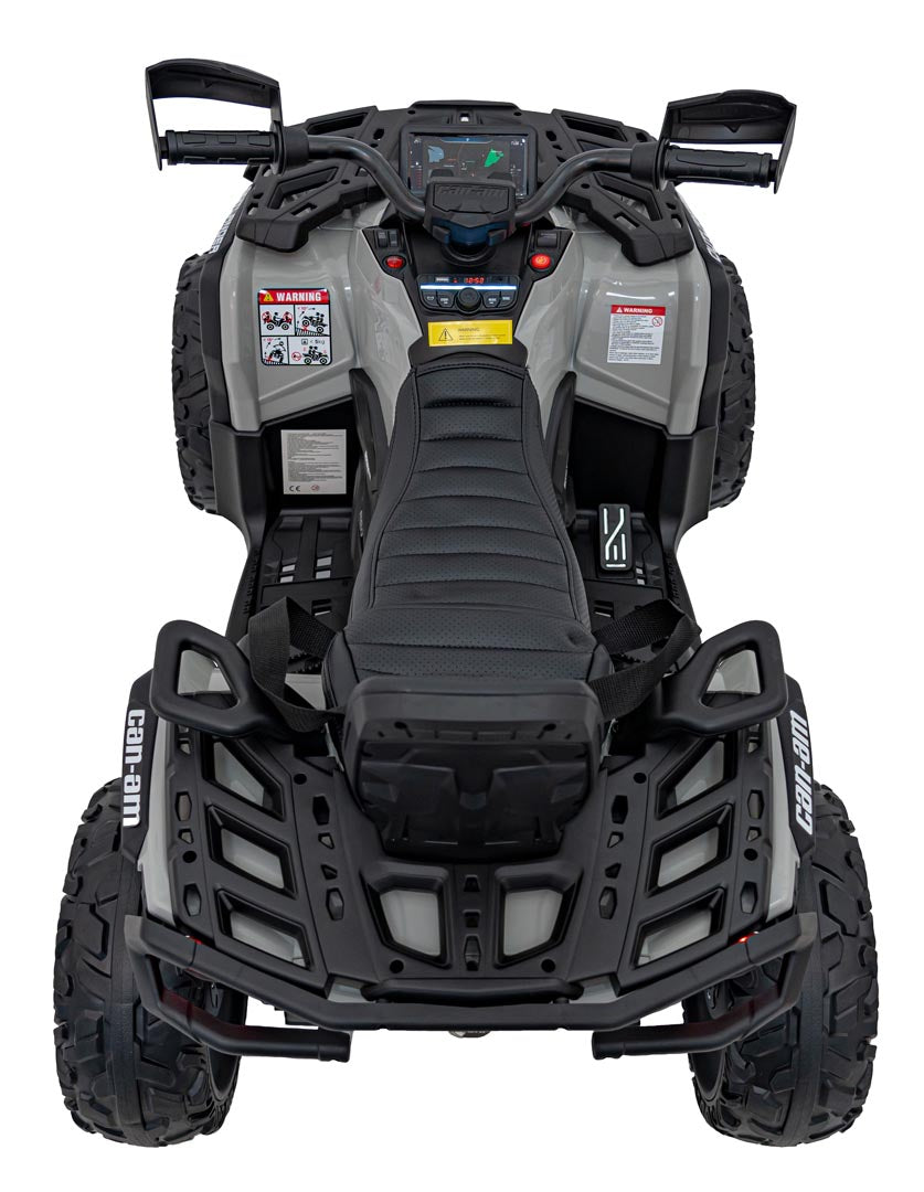 Quad na akumulator Can-Am Outlander ATV 4x4 200W - sivi