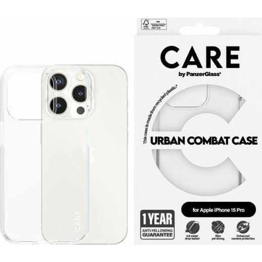 PanzerGlass CARE by PG Transparent iPhone 15 Pro maska za mobitel Poklopac Prozirno
