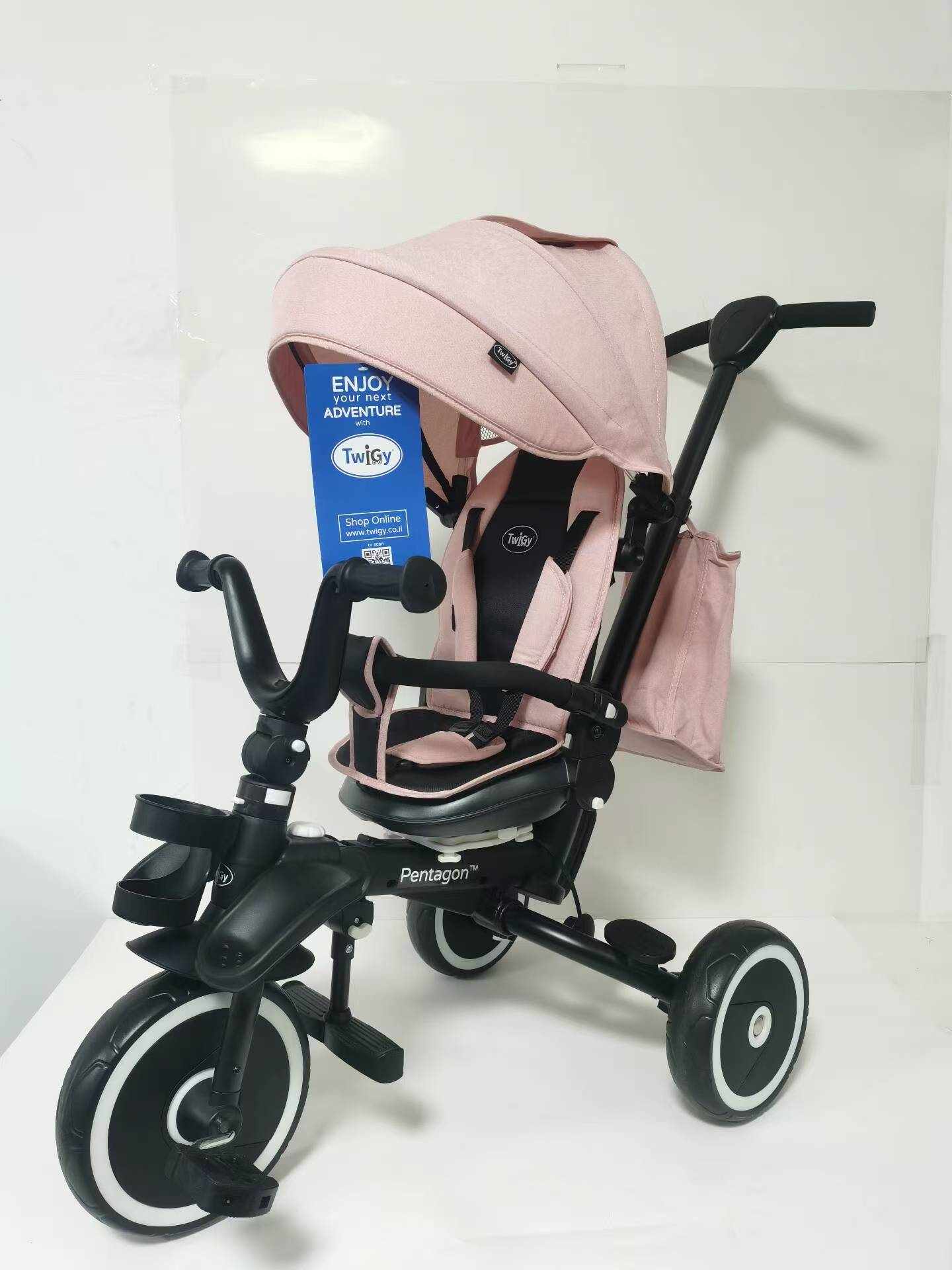 Dječji tricikl RIDER SPORTRIKE – rozi