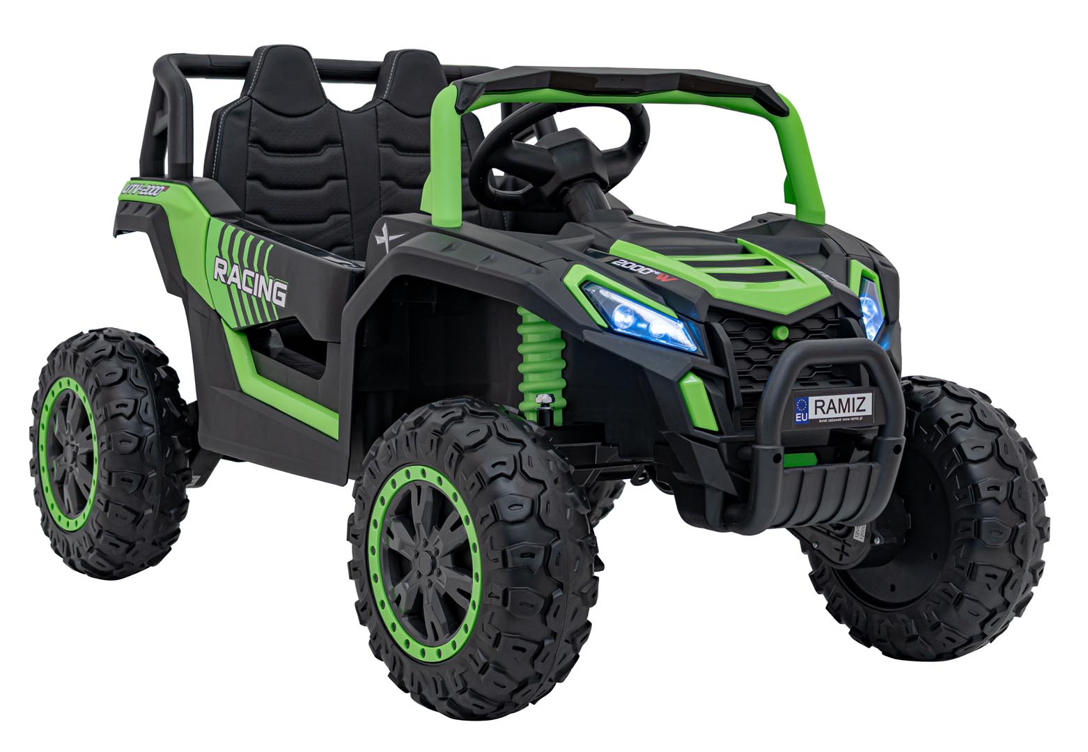 Buggy na akumulator UTV 2000M Racing 4x4 - zeleni