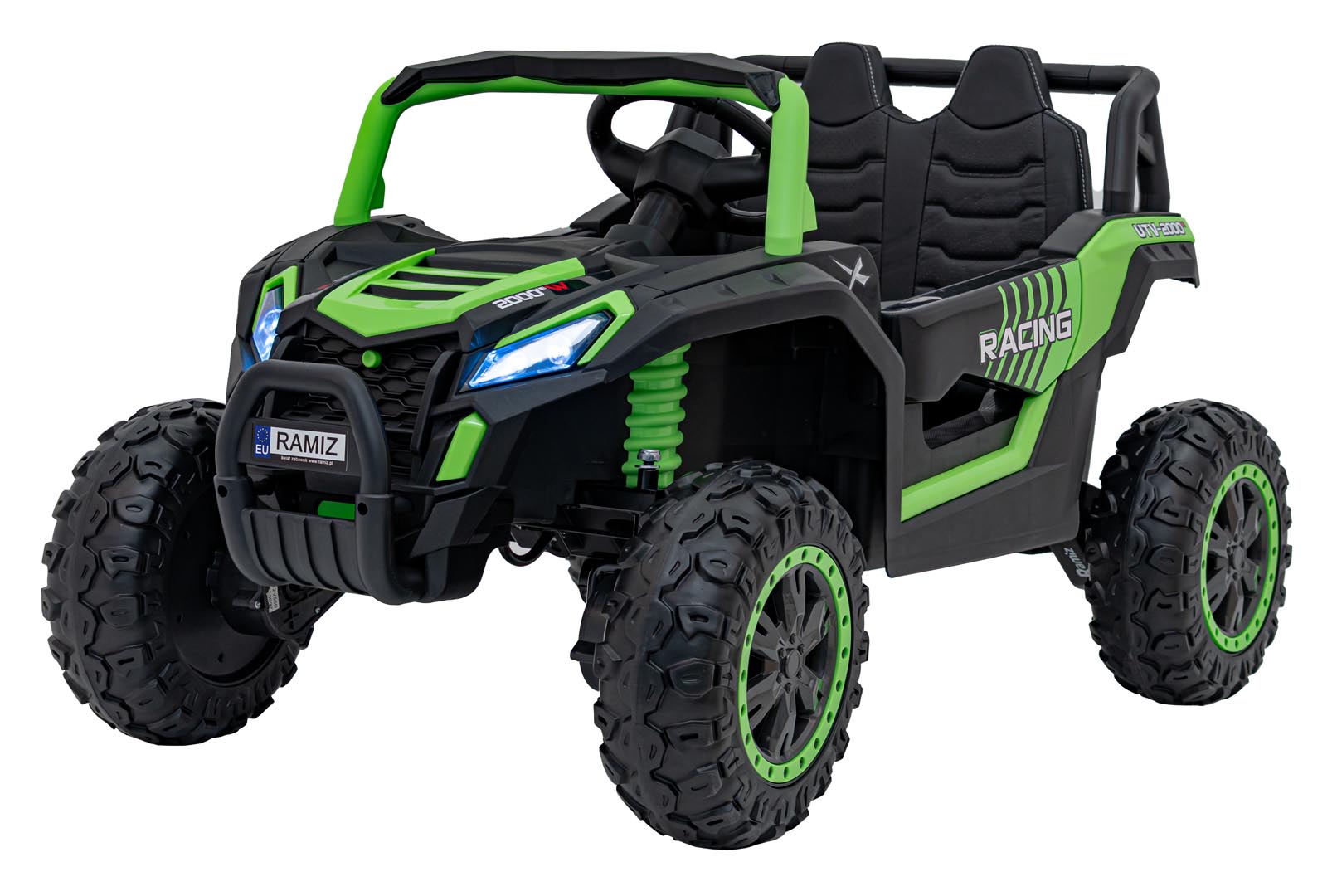 Buggy na akumulator UTV 2000M Racing 4x4 - zeleni