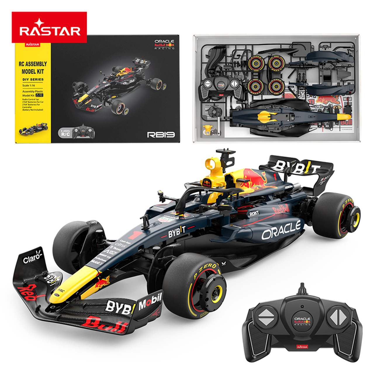 Licencirana formula na daljinsko upravljanje 1:16 Red Bull F1 RB19  RASTAR - tamno plavi