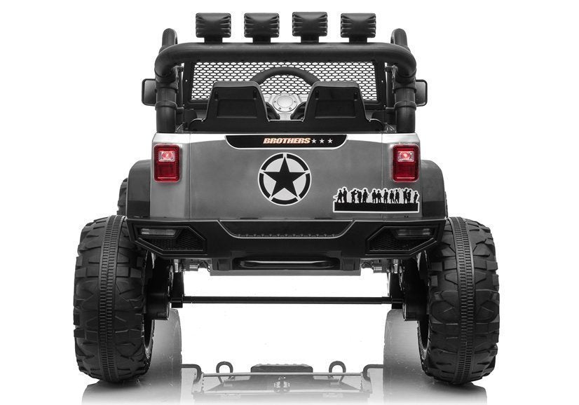 Auto na akumulator Jeep JC666 Brother - sivi/lakirani
