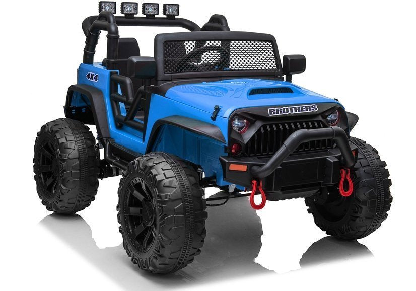 Auto na akumulator Jeep JC666 Brother - plavi/lakirani