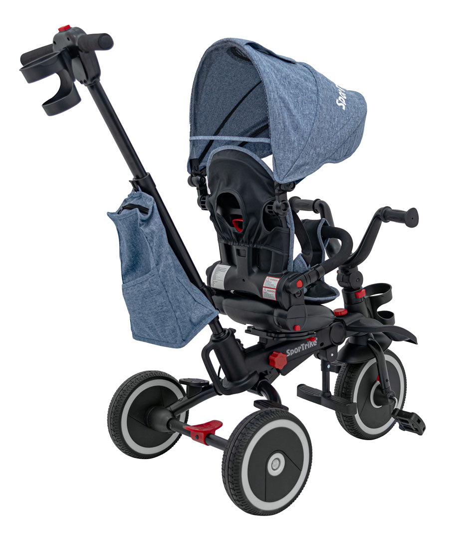Dječji tricikl RIDER SPORTRIKE - Plavi