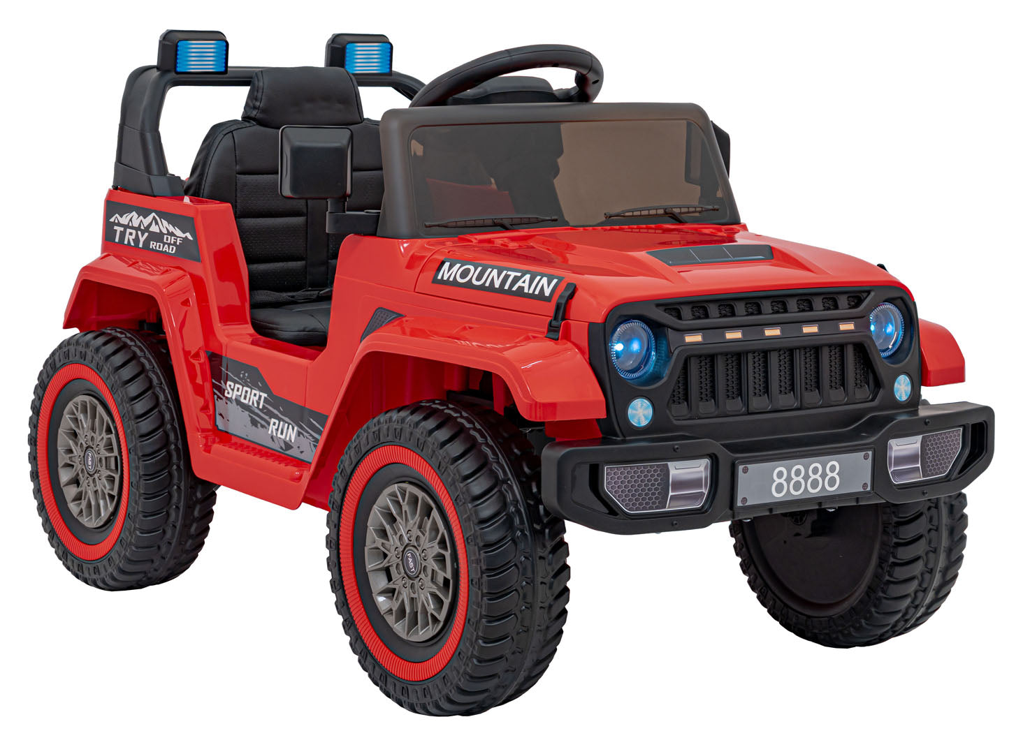 Auto na akumulator Off Road MOUNTAIN - crveni