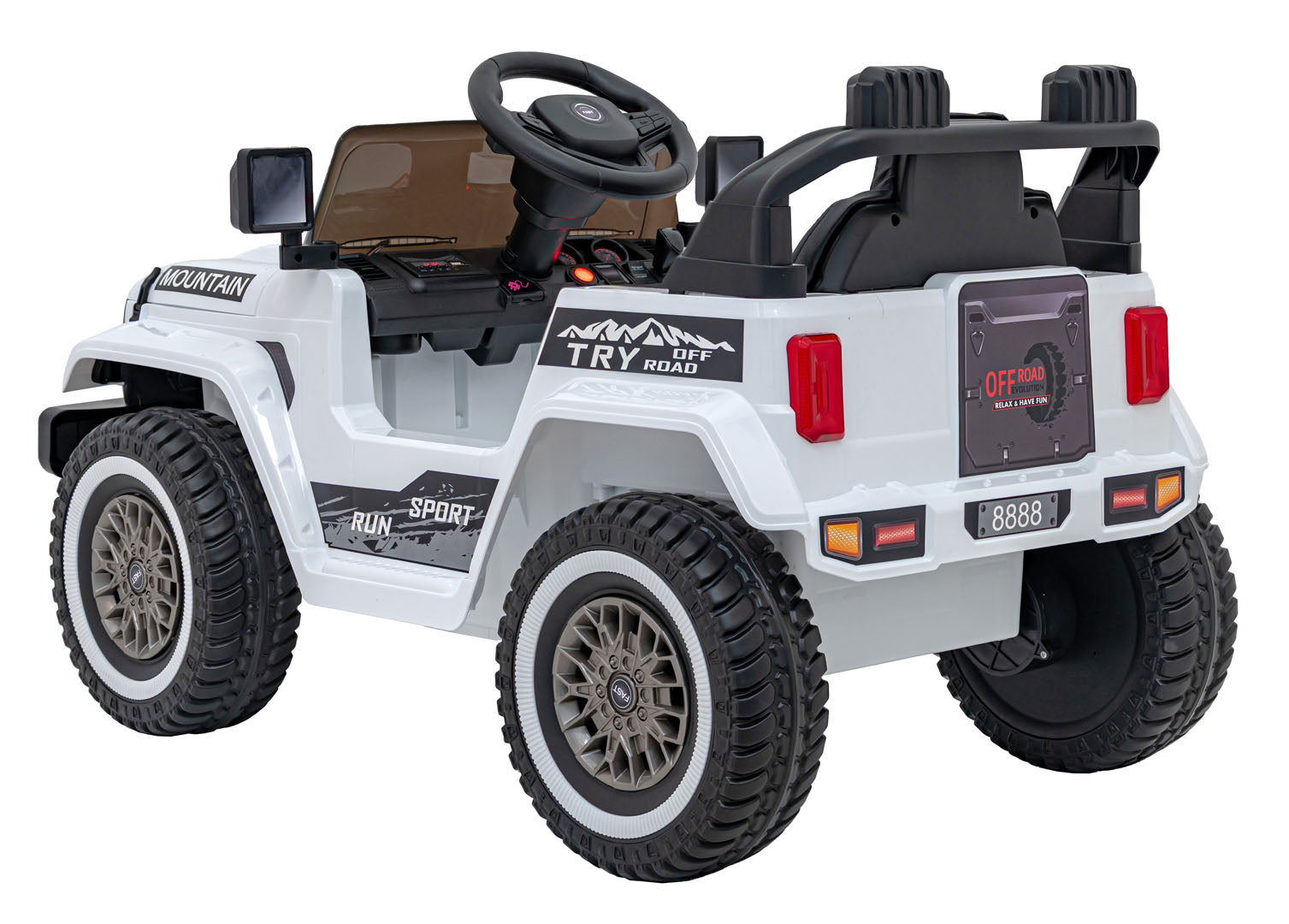 Auto na akumulator Off Road MOUNTAIN - bijeli