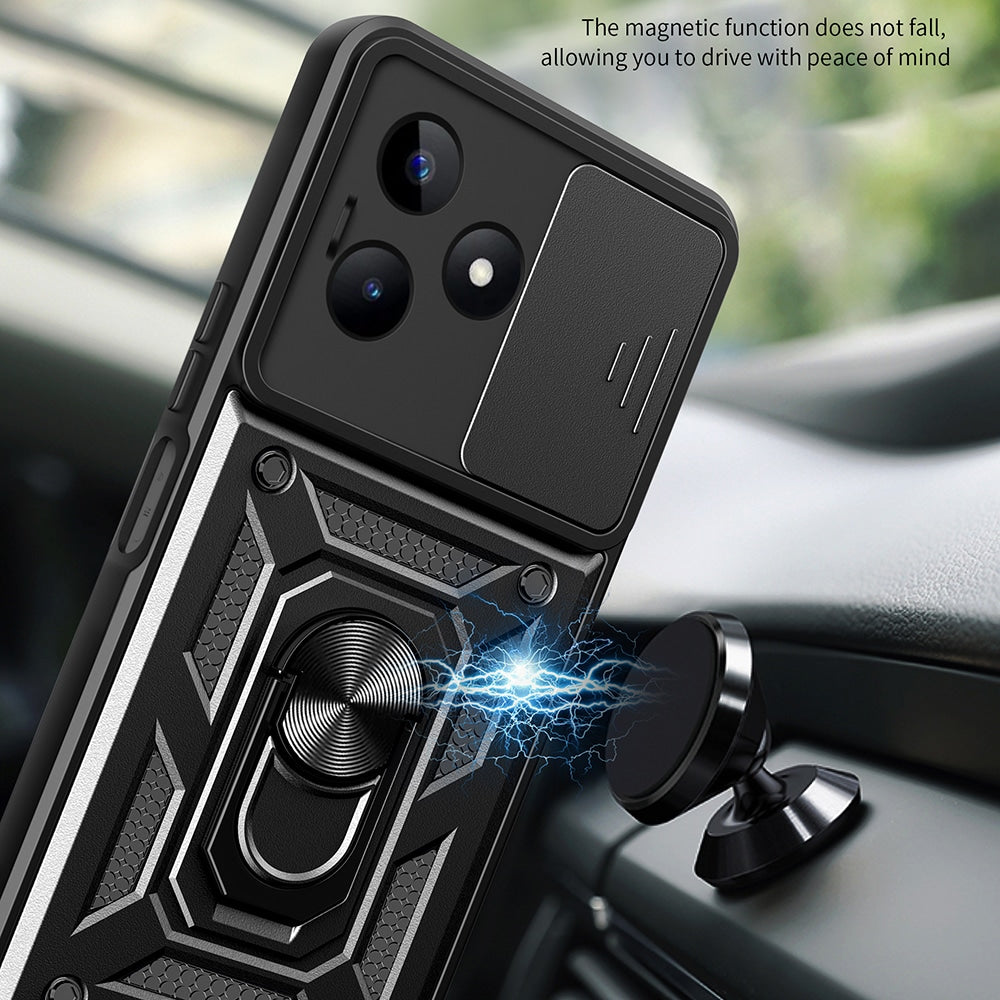Techsuit – pouzdřené pouzdro CamShield pro Realme C53 – černé