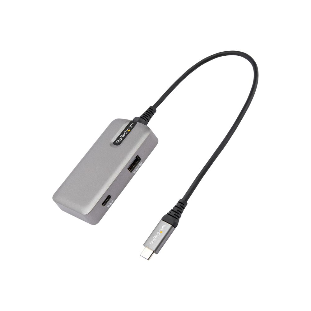 StarTech.com DKT31CHPD3 priključna stanica i replikator porta za prijenosno računalo Žičano USB 3.2 Gen 2 (3.1 Gen 2) Type-C Sivo