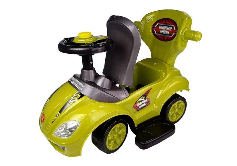 Dječja guralica Mega Car 3in1 - žuta