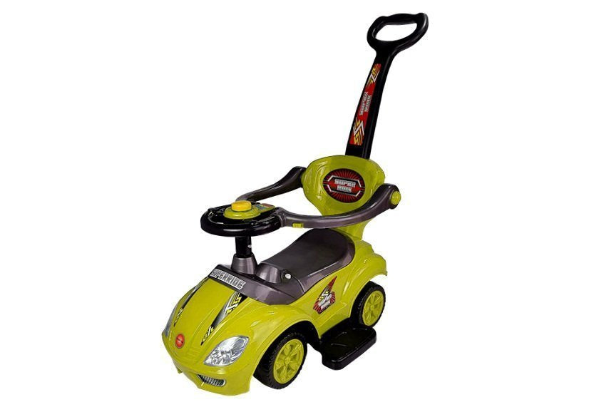 Dječja guralica Mega Car 3in1 - žuta