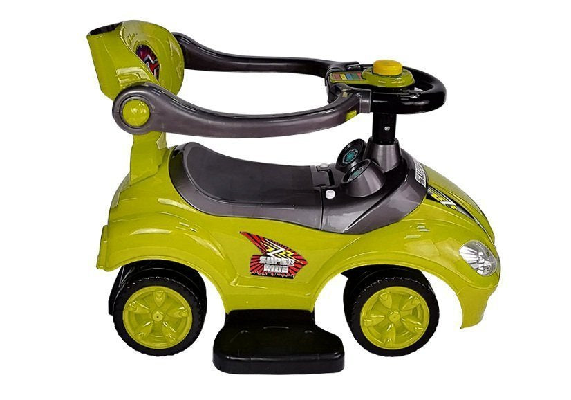 Dječja guralica Mega Car 3in1 - žuta
