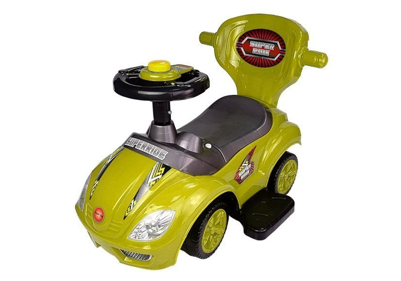 Dječja guralica Mega Car 3in1 - žuta