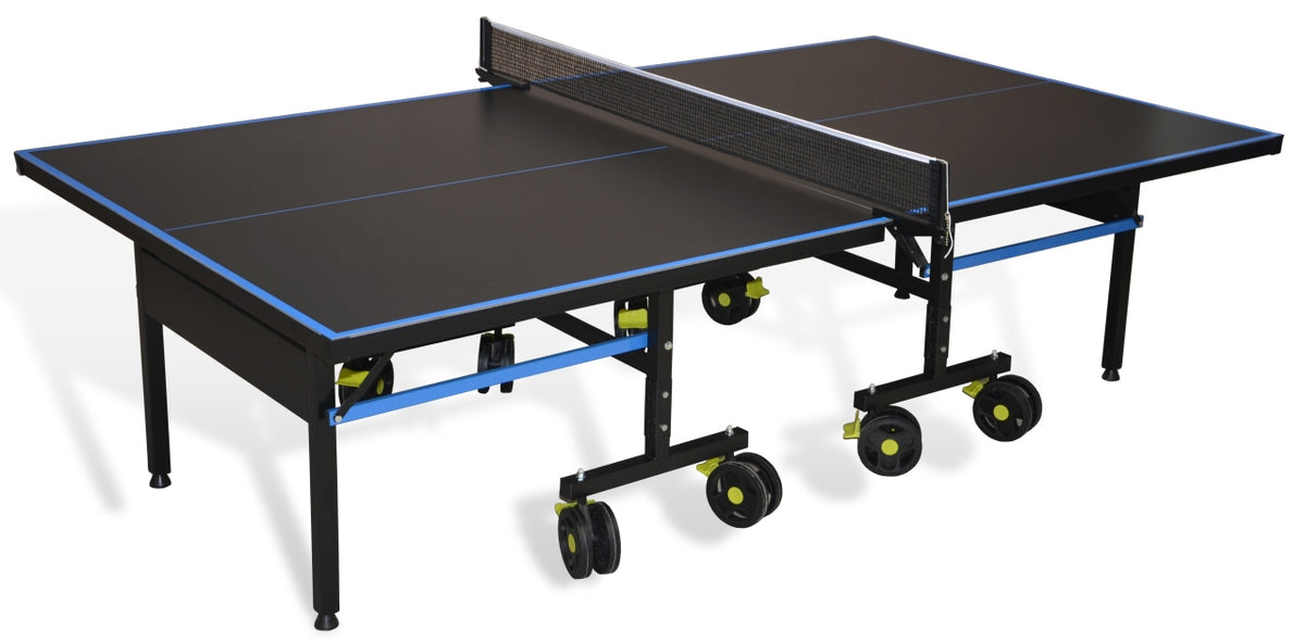 Stol za stolni tenis za vanjsku i unutarnju upotrebu 274 cm x 152 cm x 81 cm - crni