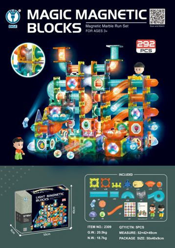 Magnetni blokovi LUM - 292 elemenata