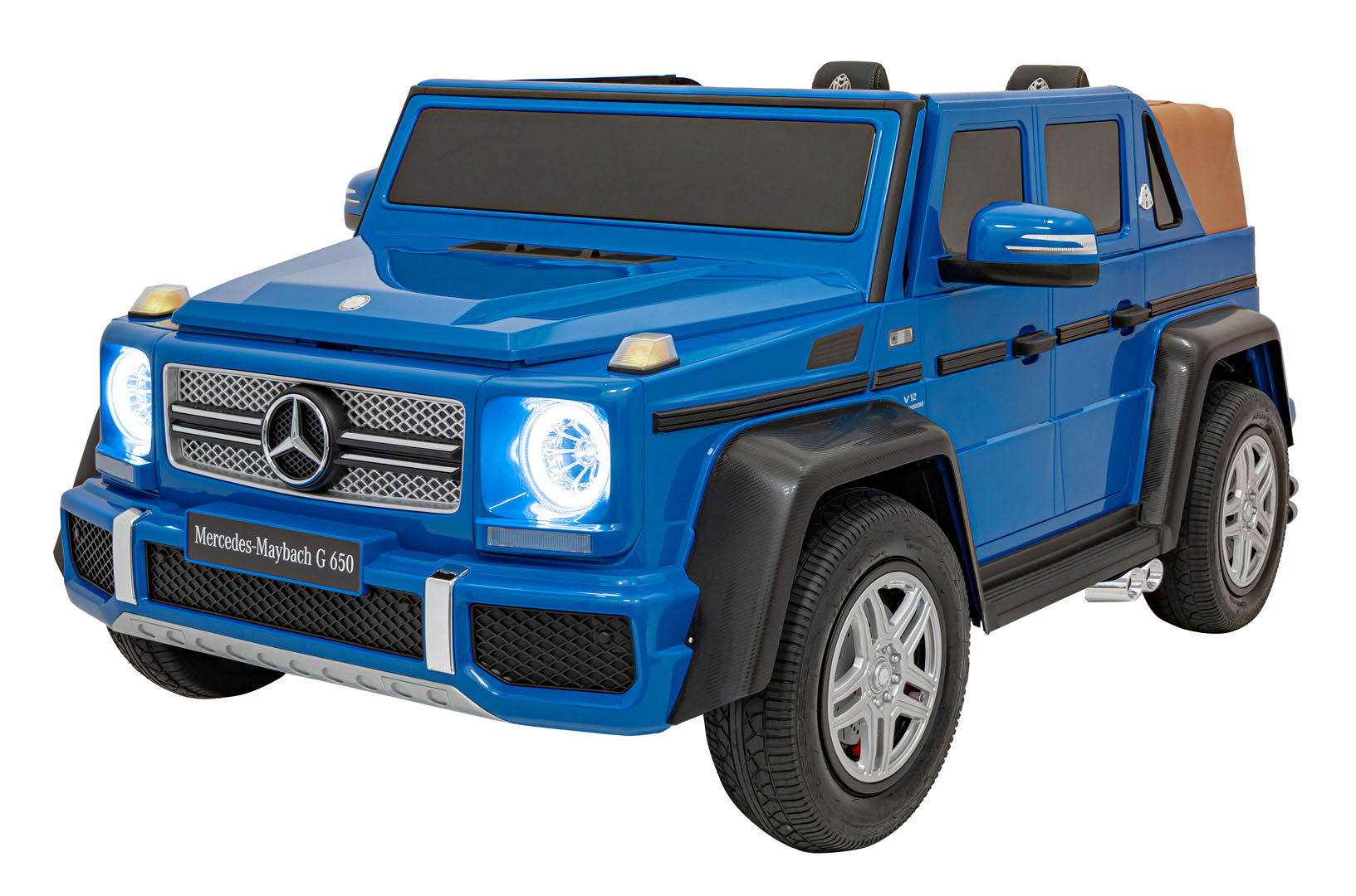 Licencirani auto na akumulator Mercedes Benz MAYBACH G650 4x4 - dvosjed - plavi