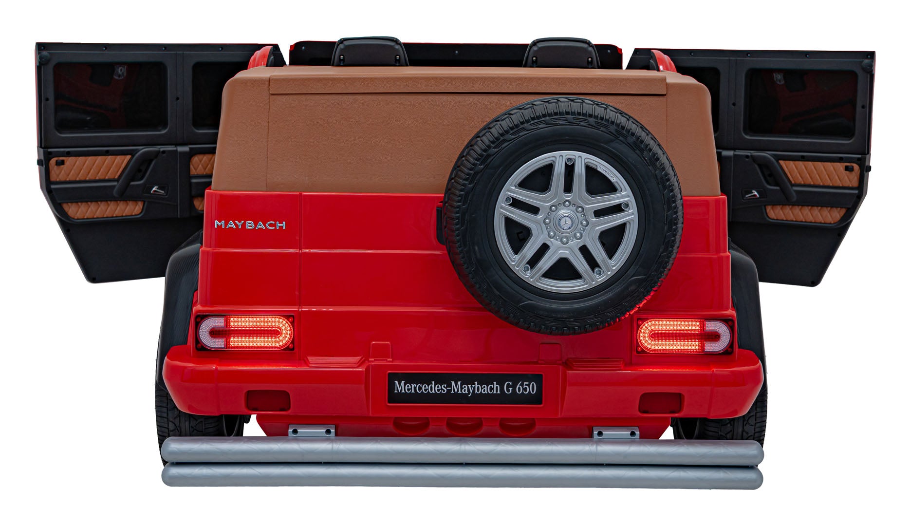 Licencirani auto na akumulator Mercedes Benz MAYBACH G650 4x4 - dvosjed - crveni