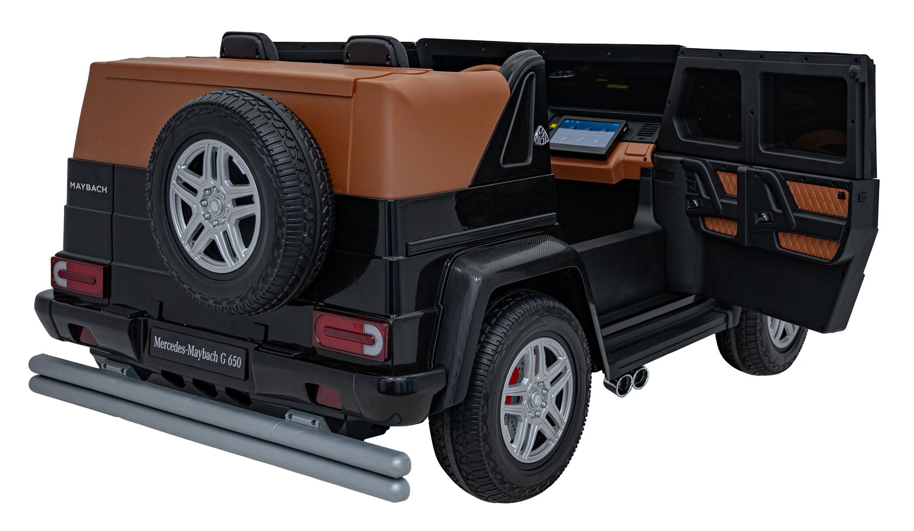 Licencirani auto na akumulator Mercedes Benz MAYBACH G650 4x4 - dvosjed -crni