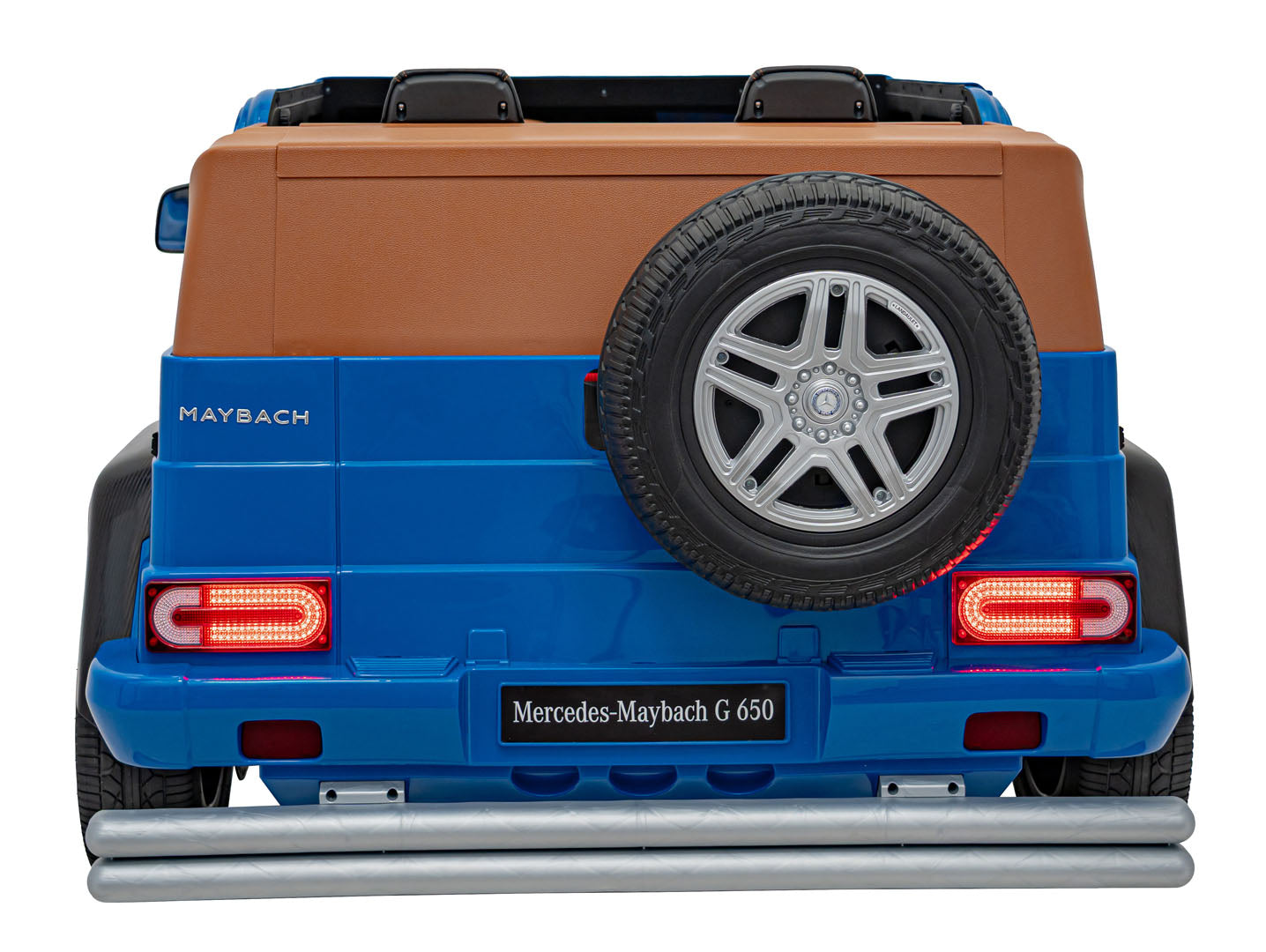 Licencirani auto na akumulator Mercedes Benz MAYBACH G650 STRONG - dvosjed - plavi