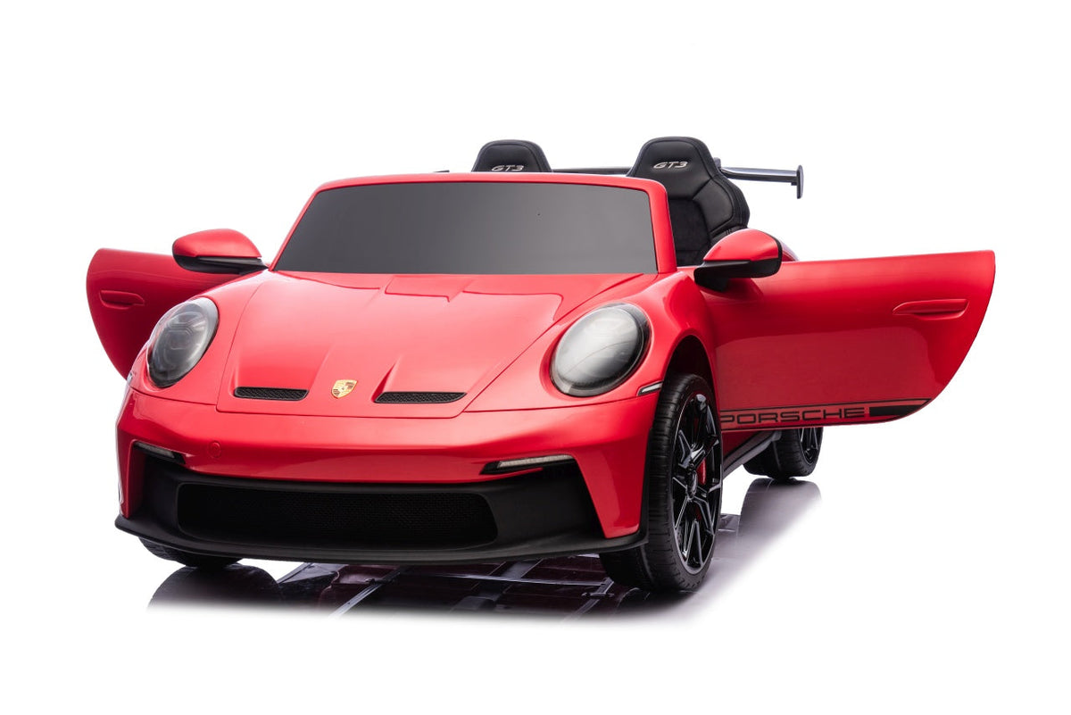 Licencirani auto na akumulator Porsche 911 GT3 STRONG MP4 - dvosjed - Crveni