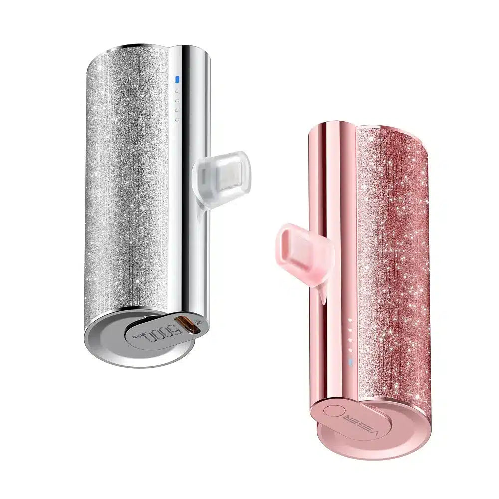 VEGER powerbank 5.000 mAh s ugrađenim Lightning PD QC3.0 konektorom PlugOn - pink