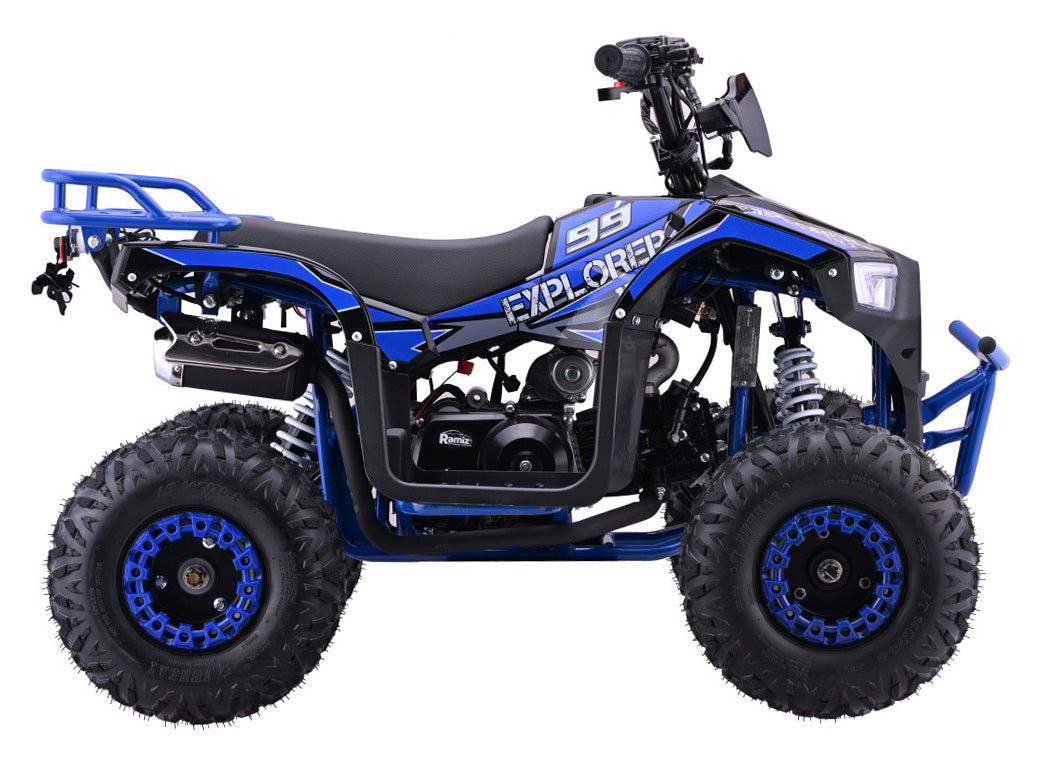 Quad na benzin 110CC EXPLORER - Plavi