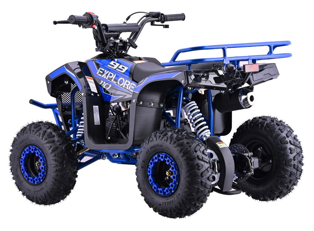 Quad na benzin 110CC EXPLORER - Plavi