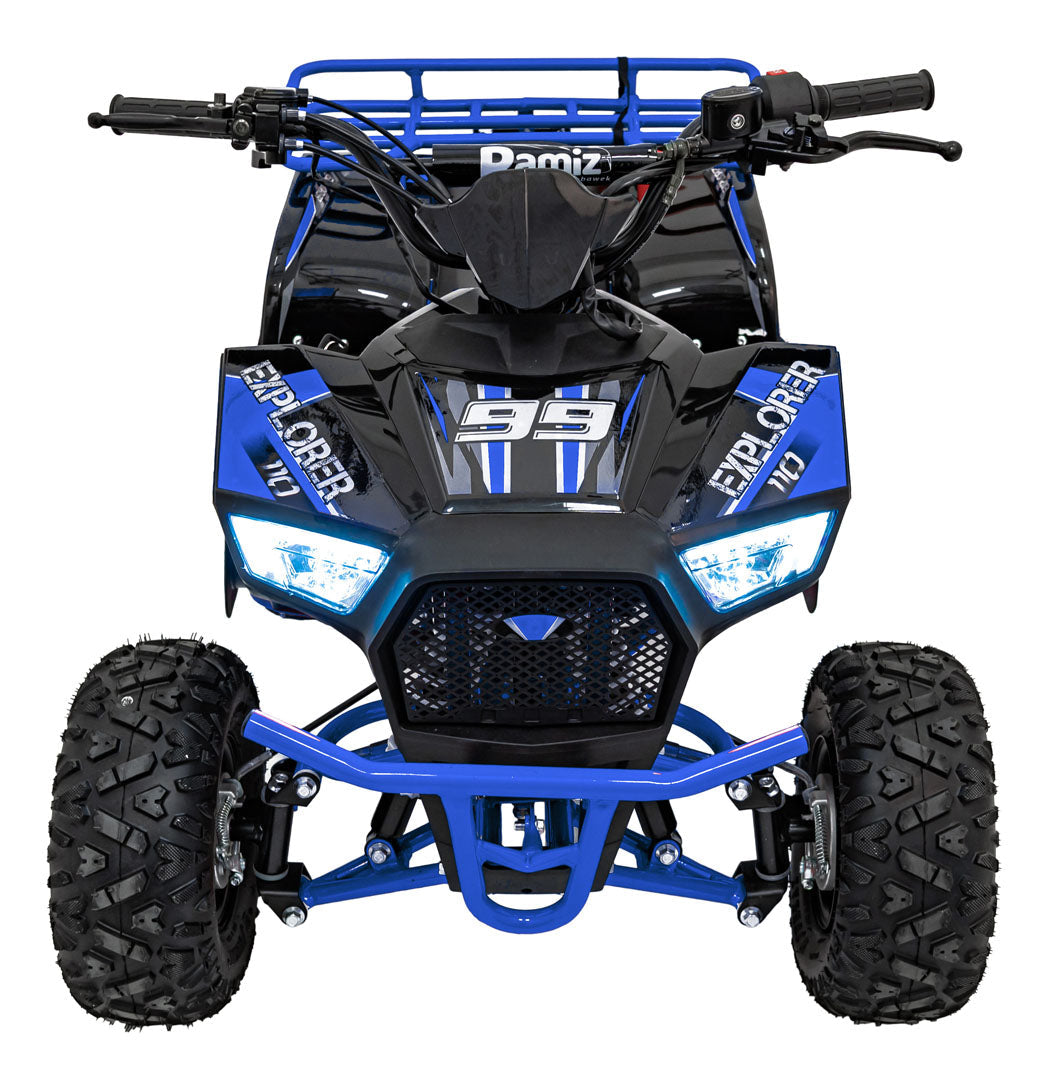 Quad na benzin 110CC EXPLORER - Plavi