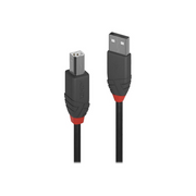 Lindy 36673 USB kabel 2 m USB 2.0 USB A USB B Crno