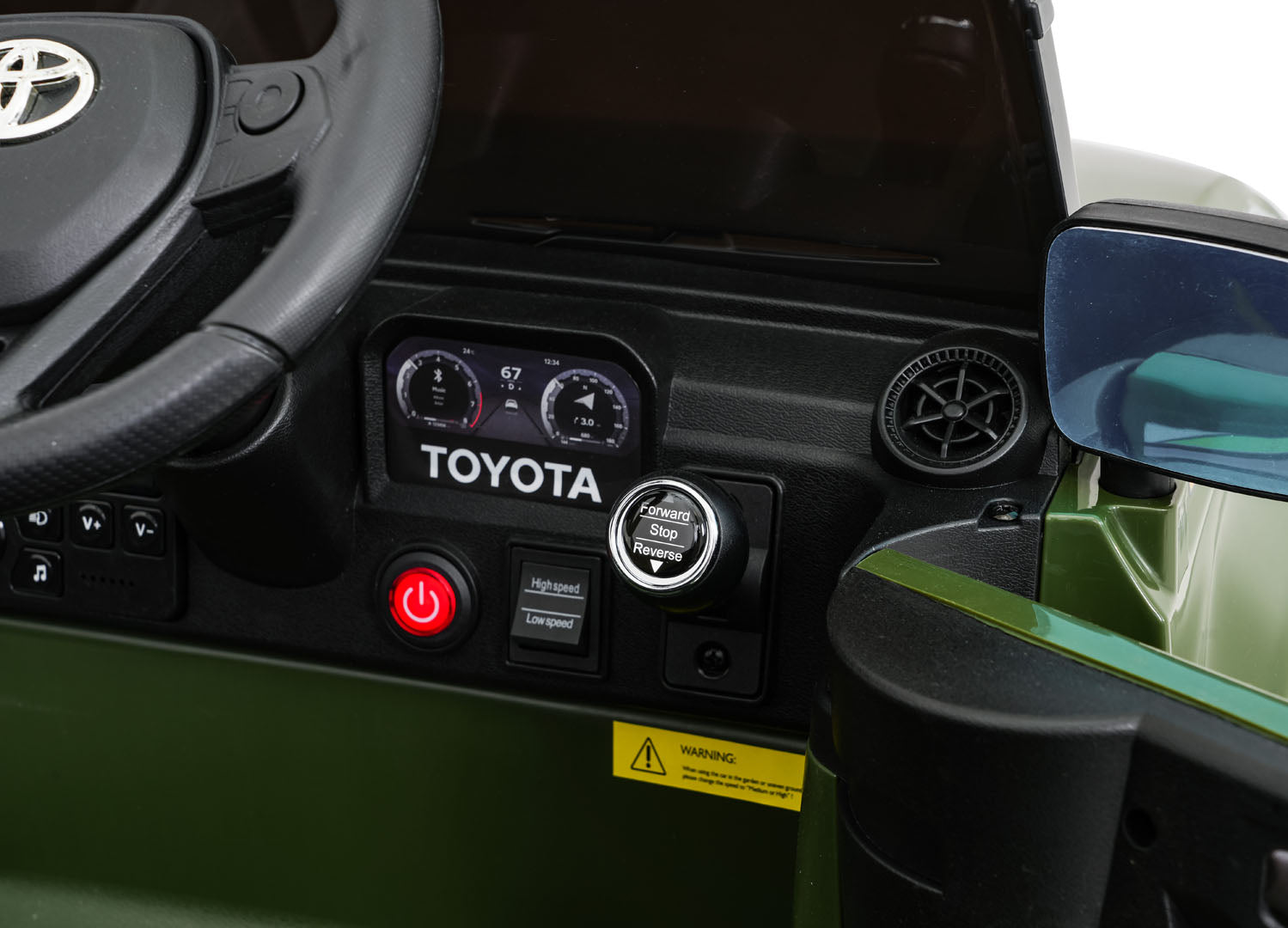 Licencirani auto na akumulator Toyota Land Cruiser PRADO 4x4 - tamno zeleni